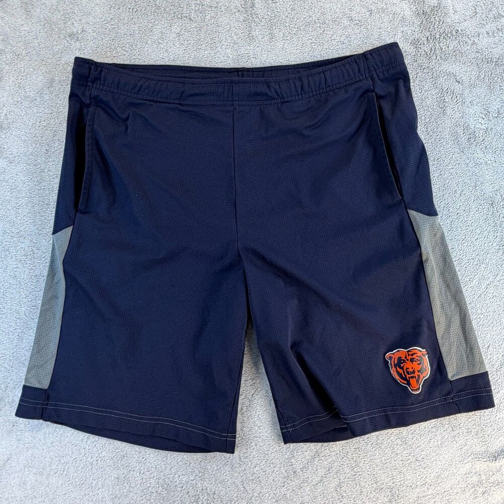 NFL Chicago Bears Shorts Men’s Medium Navy TX3 Cool Team Apparel